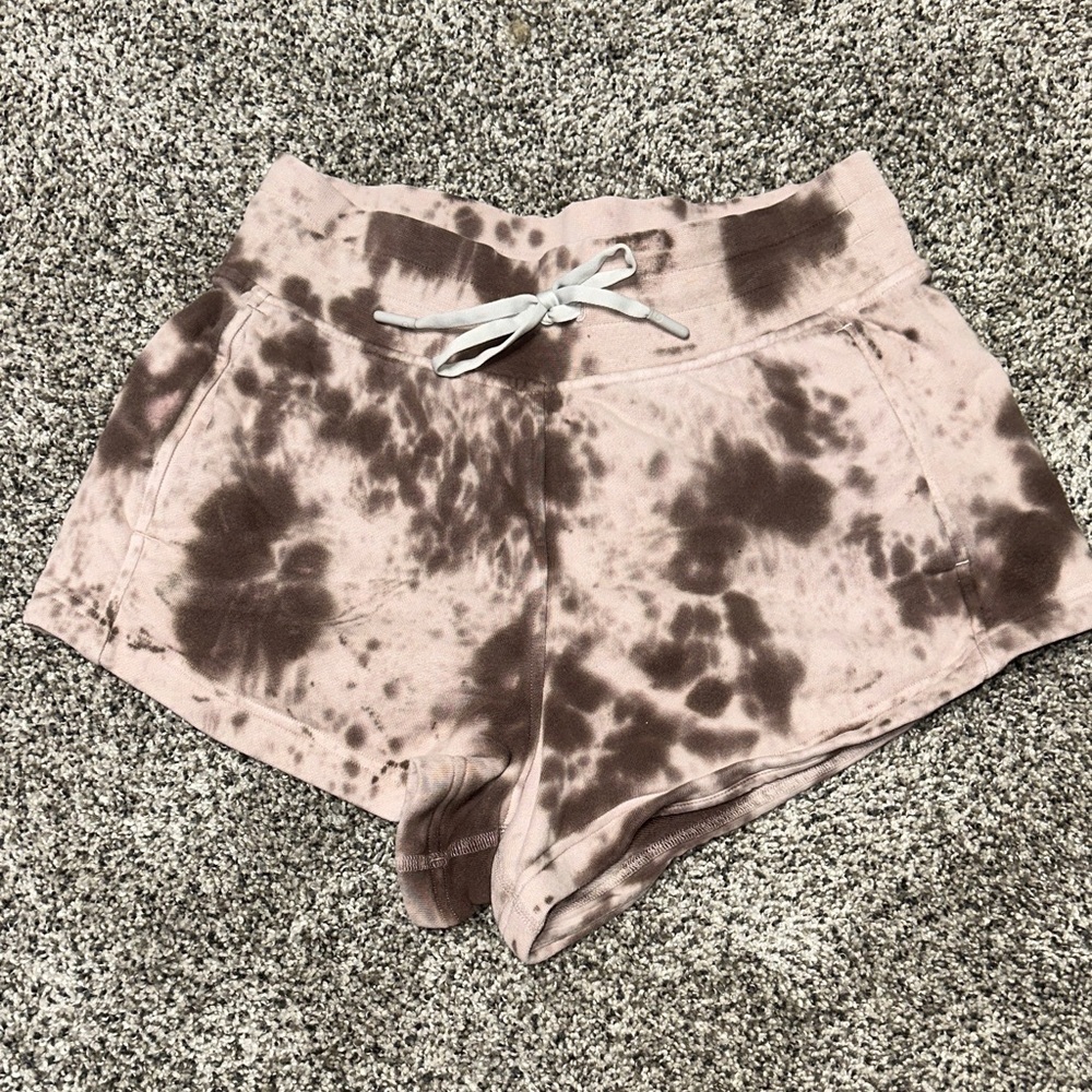 LuLuLemon purplish Tie-Dye Athletic Shorts for Women